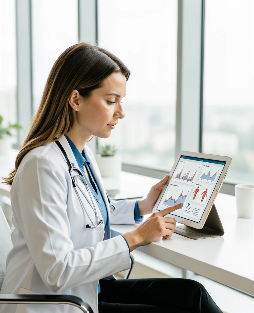 Ravitsemusasiantuntija työssään